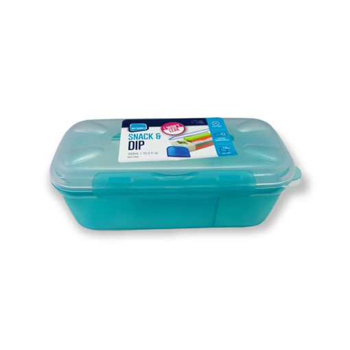 Picture of SMASH LEAK PROOF SNACK AND DIP - TURQUOISE